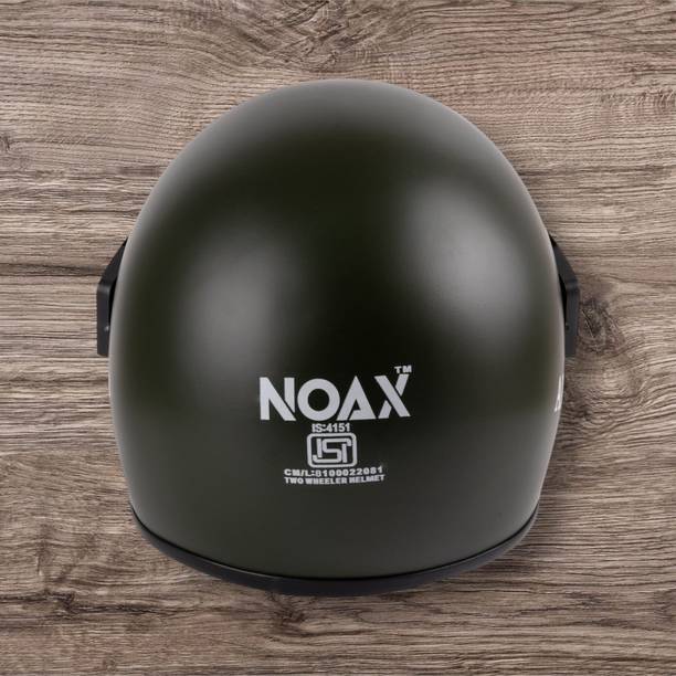 NOAX ISI marked helmet solid unisex SAFE helmet (X-375 Motorbike Helmet