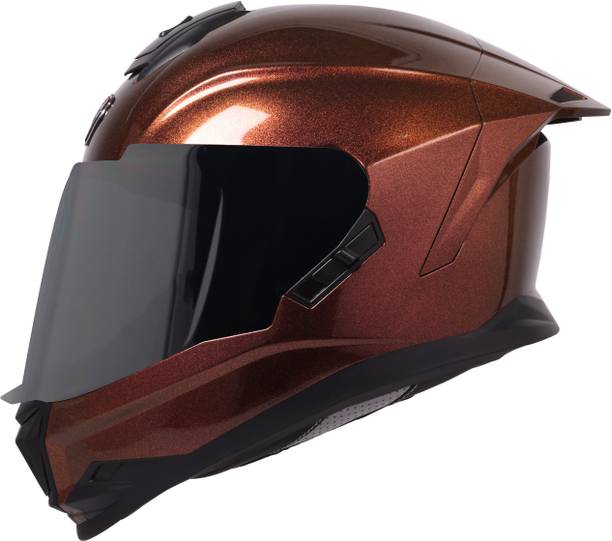 Steelbird SBH-57 Fighter ISI and DOT Certified Full Face Helmet for Men and Women Motorbike Helmet