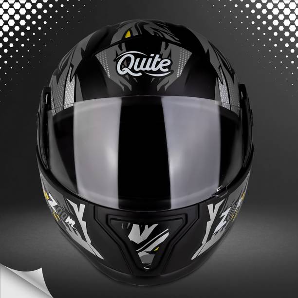 Quite MODWL SILVER Motorsports Helmet