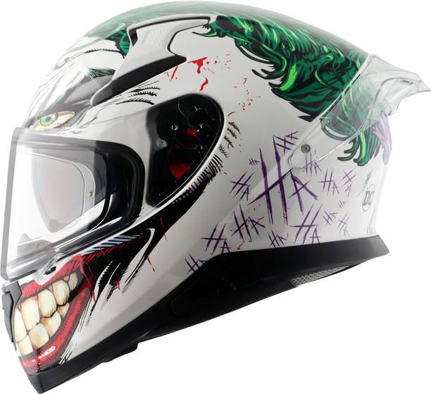 एक्सर Apex Joker with Clear & Extra Blue Visor मोटरस्पोर्ट्स हेलमेट