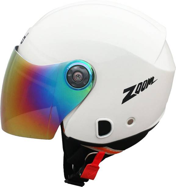 stiss Open Face Helmet for Unisex Adult with Clear Visor | Lightweight & Compact Motorbike Helmet