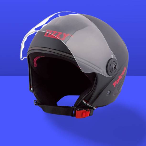 TIZZY Half Face ISI Marked High Material for Men & Women & Boy & Girl Scooty Motorbike Helmet
