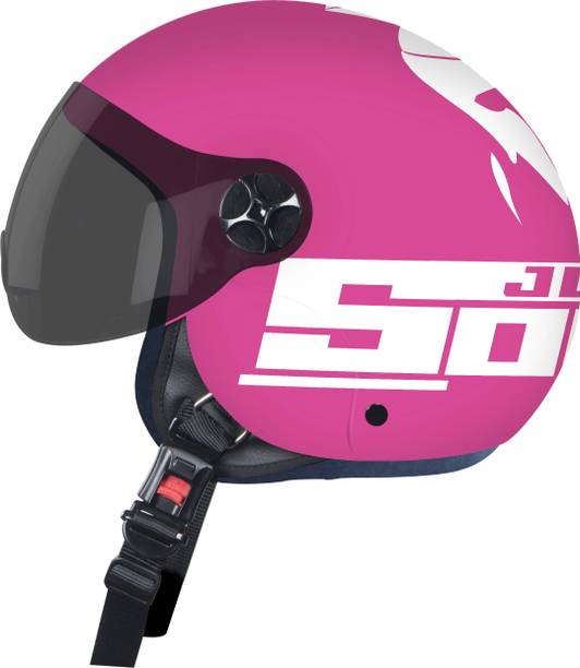 Steelbird Junior Soldier Open Face Helmet for Kids 3 to 5 Year Old, 520 MM Motorbike Helmet