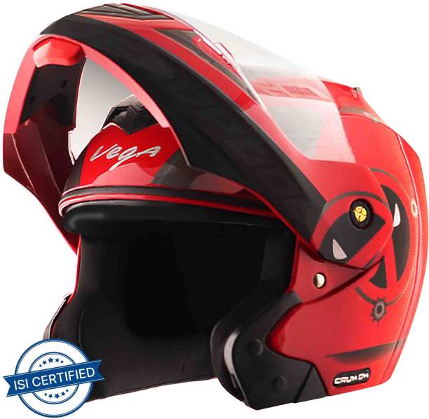 VEGA Crux Marvel Deadpool Edition Motorbike Helmet