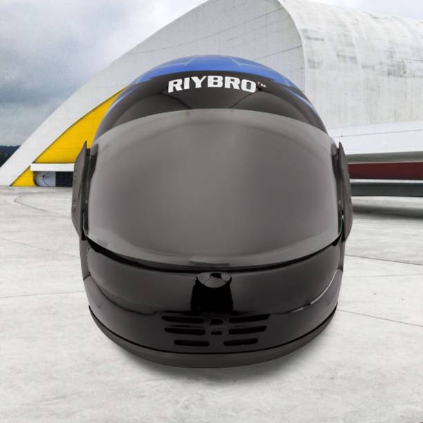 Riybro Full Face ISI Marked High Material with Adjustable strap for Men & Boy Riding Motorbike Helmet