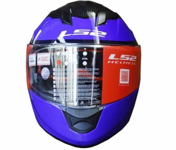 LS2 FF320 FLAUX GLOSS BLACK BLUE L Motorbike Helmet