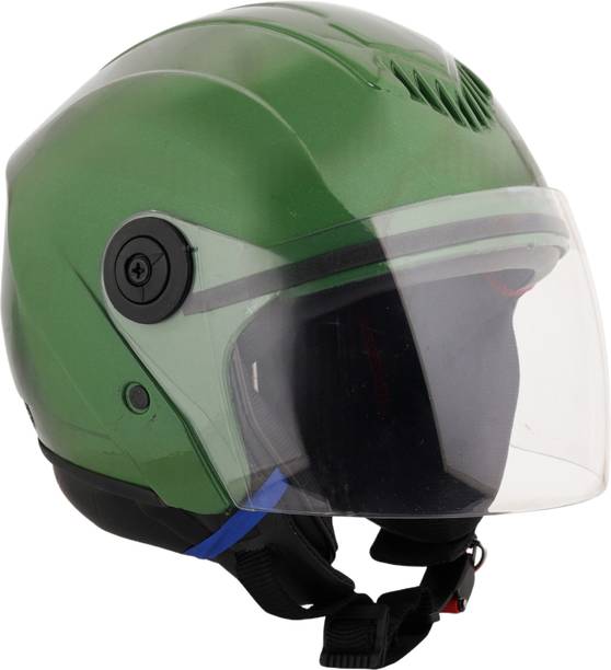 Racing-1 GT Track ISI Certified Open Face Helmet for Men & Women Motorbike Helmet