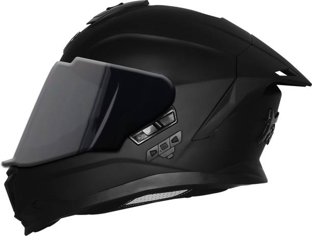 Steelbird SBH-57 Fighter Bass X Bluetooth Helmet, ISI and DOT Certified Full Face Motorbike Helmet