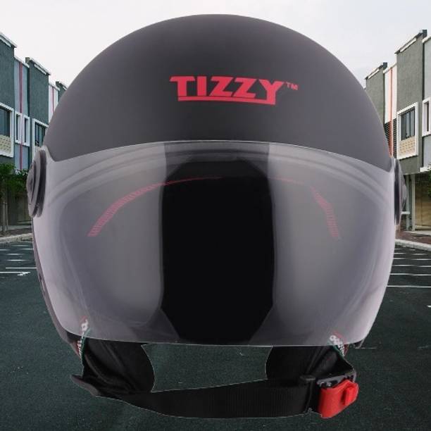 TIZZY Half Face ISI Marked High Material for Men & Women & Boy & Girl Scooty Motorbike Helmet