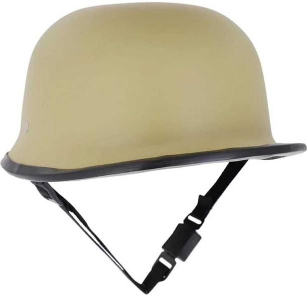 Anjana ABS GERMANY STYLE HALF HELMET WORLD WAR 2 INSPIRED HAYATE (DESERT STORM) Motorbike Helmet