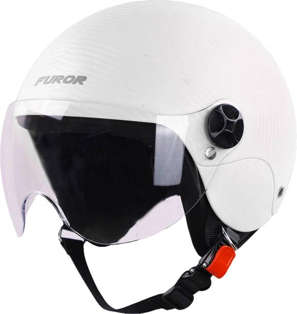 Steelbird SBH-16 Furor ISI Certified Open Face Helmet Motorbike Helmet