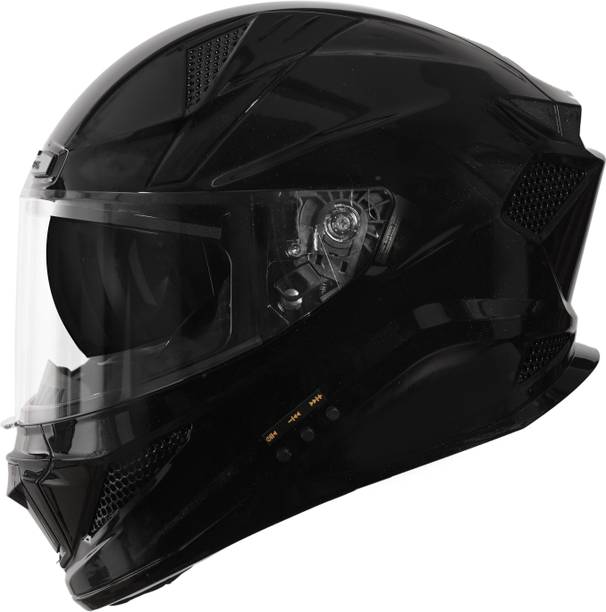 HEADFOX N2F Sharp Smart Bluetooth Full Face Waterproof Helmet for Men & Women Motorbike Helmet