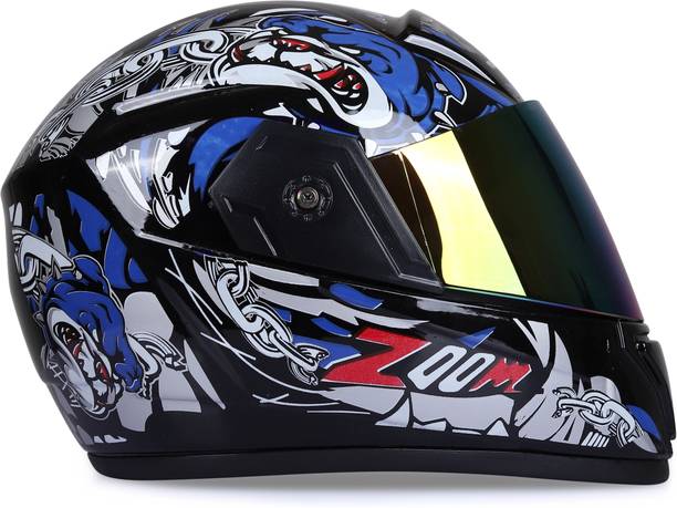 YOURCITYSELLER SUPER RAMBO BLUE Motorbike Helmet