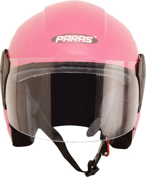 Paras Open Face Motorbike Scooty Helmet For Men Women Girls Boys Pink Motorbike Helmet Motorbike Helmet