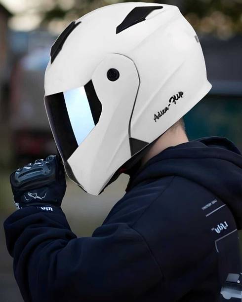 एजीएक्स Deletion Flipup ABS Material with Rainbow Visor हेलमेट