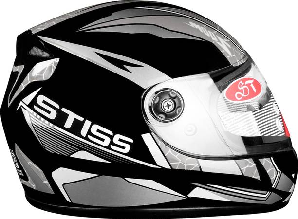 stiss Strong and Durable Stylish Matt Finish Full Face Scooty and Motorbike Helmet Motorbike Helmet