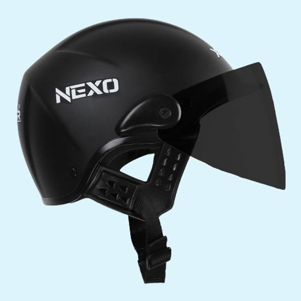 Xinor Nexo Half Helmet for Scooty & Motorbike with Clear Visor Motorsports Helmet