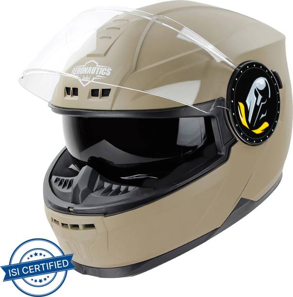 Steelbird SBH-40 ISI Certified Full Face Helmet for Men and Women with Inner Sun Shield Motorbike Helmet