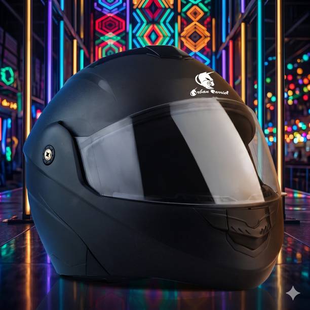 urban carrier ABS Material Full Face Pc Visor, UV Scratch Resistance Motorbike Helmet