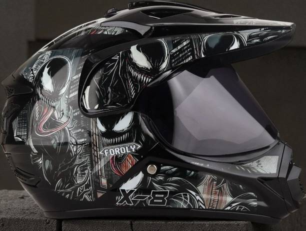 ARCDURA X-8 Venom Motocross Scratch Resistant Visor JZ5 Motorbike Helmet
