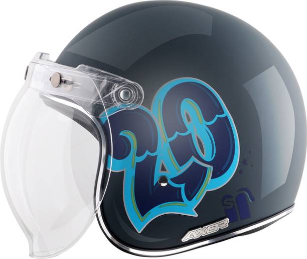 Axor Retro Jet Sportz C13 Motorbike Helmet