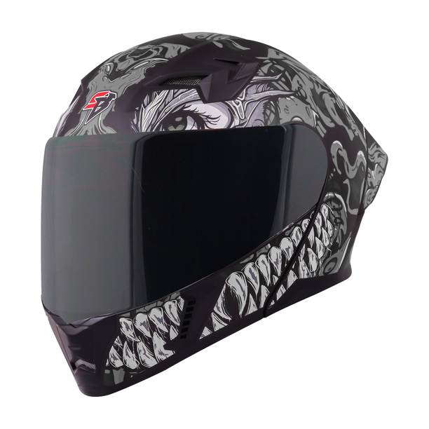 Steelbird SBA-20 Draco ISI Certified Flip-Up Helmet for Men and Women Motorbike Helmet