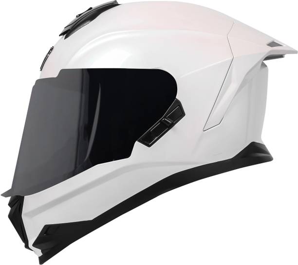 Steelbird SBH-57 Fighter ISI and DOT Certified Full Face Helmet for Men and Women Motorbike Helmet