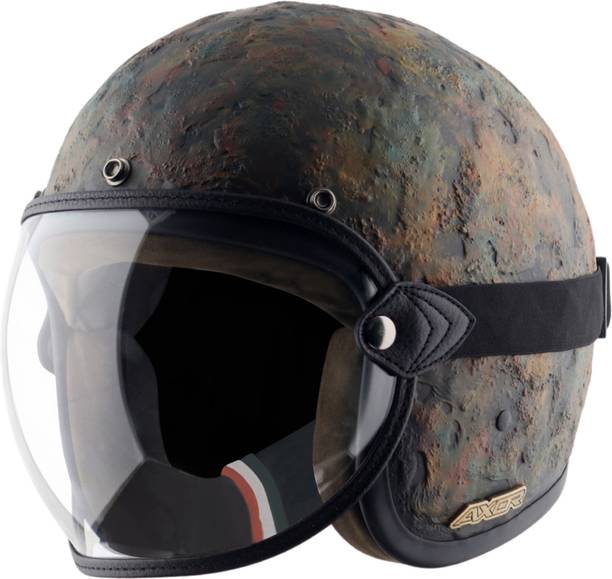 Axor Retro Jet Veer Motorbike Helmet