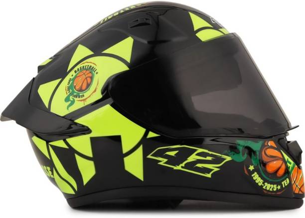 FOROLY Bolt ABS Material, with SunVisor, Unbreakable PC Visor PZ14 Motorbike Helmet