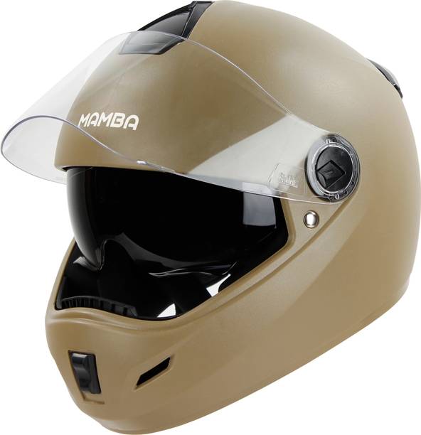 Steelbird SBH-34 Rox Mamba ISI Certified Full Face with Inner Smoke Sun Shield Motorbike Helmet