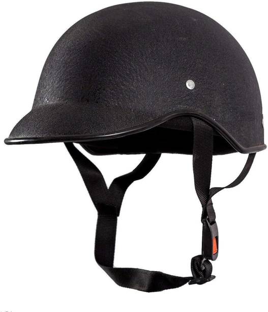 VisorUp All Purpose Open Face Cap with Adjustable Strap – Lightweight Half Cap Helmet Motorbike Helmet