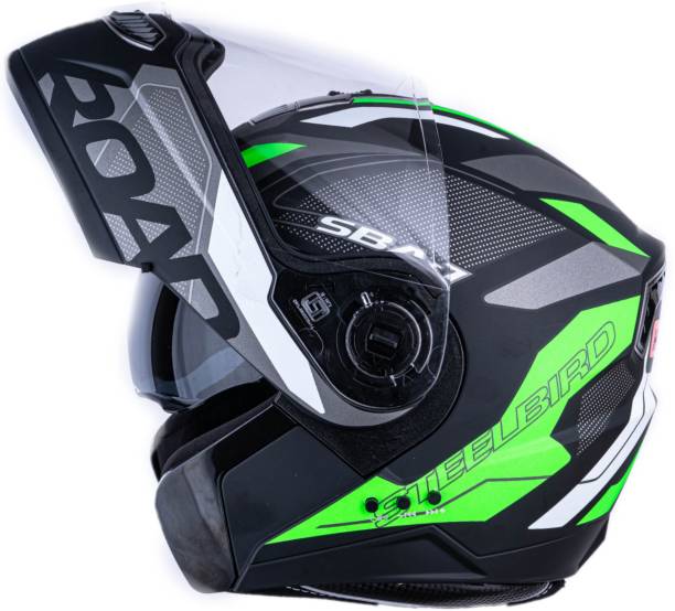 HEADFOX N2 Air 7 Smart Bluetooth Calls | Music | GPS | Waterproof | Voice Asst. Road DV Motorbike Helmet