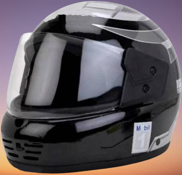 KIN Full Face Helmet_ISI certified_Silver76 Motorbike Helmet
