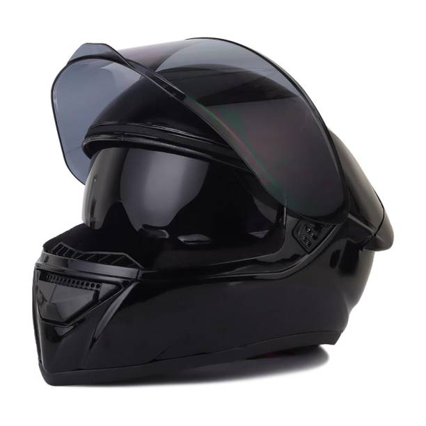 IRONVAULT ABS Material Shell with Unbreakable Visor, Unisex ISI Certified Motorbike Helmet