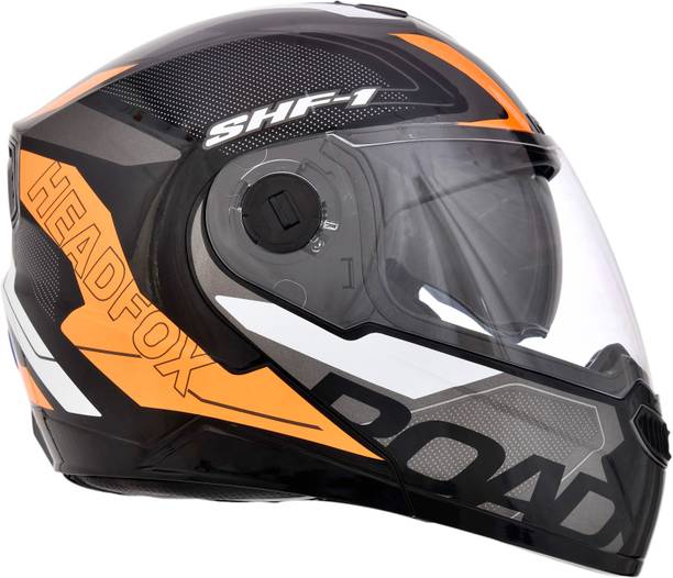 HEADFOX N2 Air 7 Smart Bluetooth Calls | Music | GPS | Waterproof | Voice Asst. Road DV Motorbike Helmet