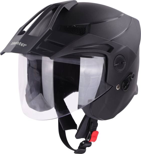 Steelbird SBH-23 Hunter ISI Certified Open Face Helmet Motorbike Helmet