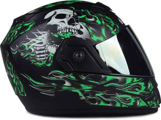 urban carrier ABS Ghost Rider Full Face Rainbow Visor(J37) Motorbike Helmet