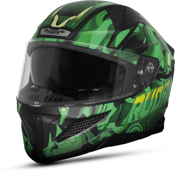 Steelbird SBH-25-Rudra AGNi ISI Certified Full Face Graphic Motorbike Helmet