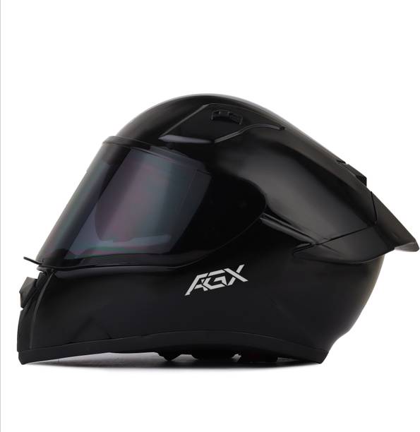 Agx Bolt ABS Material, with Sunvisor, Unbreakable PC Visor Motorbike Helmet