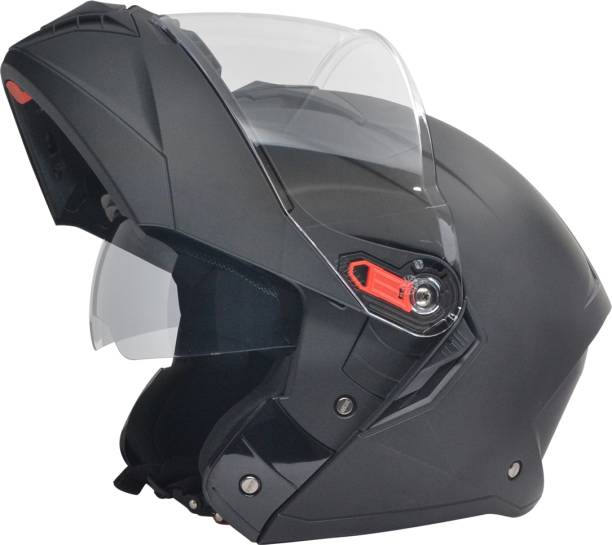 STUDDS Trooper Flip-up Full Face with Dual Visor Motorbike Helmet