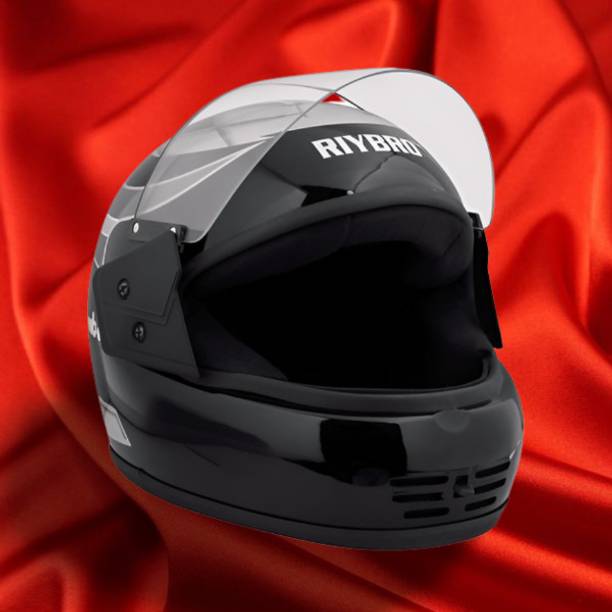 Riybro Full Face ISI Marked High Material with Adjustable strap for Men & Boy Riding Motorbike Helmet