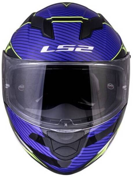 LS2 FF320 STREAM EVO LEVEL BLACK HI-VIZ YELLOW XL Motorbike Helmet