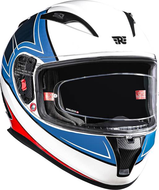 ROYAL ENFIELD Speedx ISI & DOT Certified Full Face Helmet with Pinlock Insert Visor Motorbike Helmet