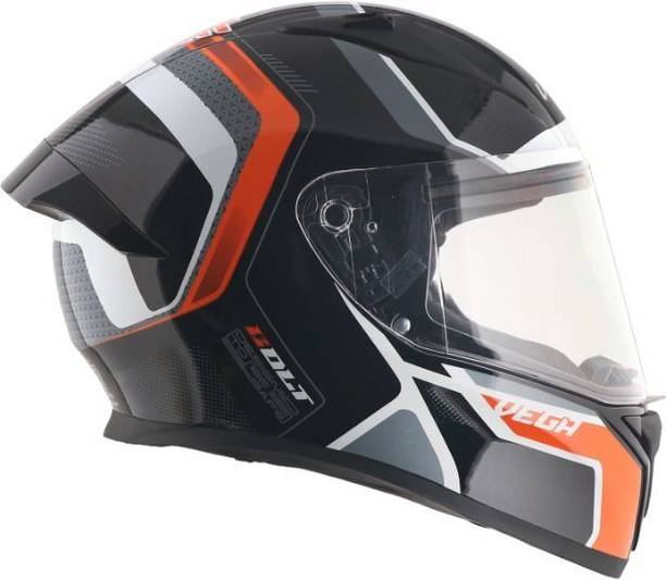 VEGA Bolt Tron Dot & ISI Certified Full Face Medium Motorbike Helmet