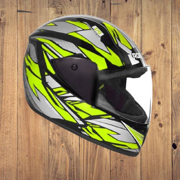 Lxt Full Face Helmet_ISI certified_Light Green_H17 Motorbike Helmet