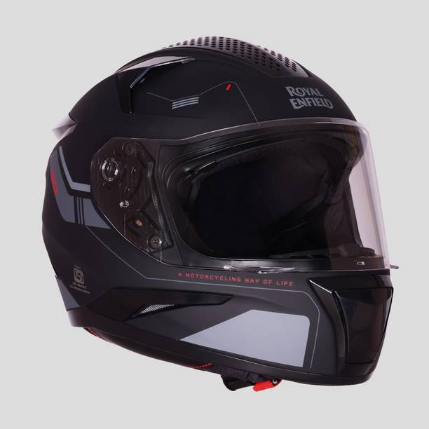 ROYAL ENFIELD Air-X 1901 Full Face with Visor | ISI & DOT Certified | For Men & Women Motorbike Helmet