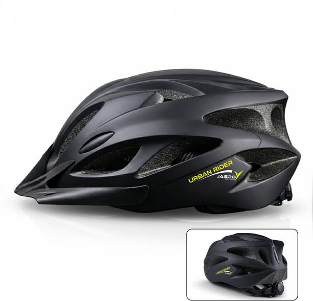 Jaspo Urban Rider Cycling Helmet for Men&Women |Detachable Visor |Adjustable (58-63cm) Cycling Helmet
