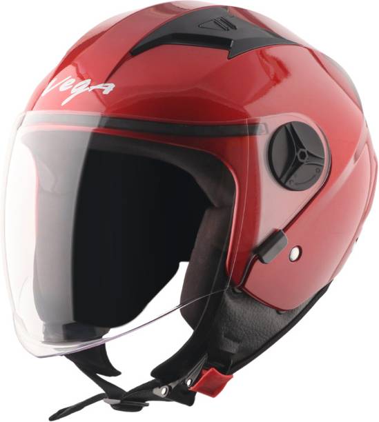 VEGA Clark Dx Open Face ISI Certified Large Motorbike Helmet
