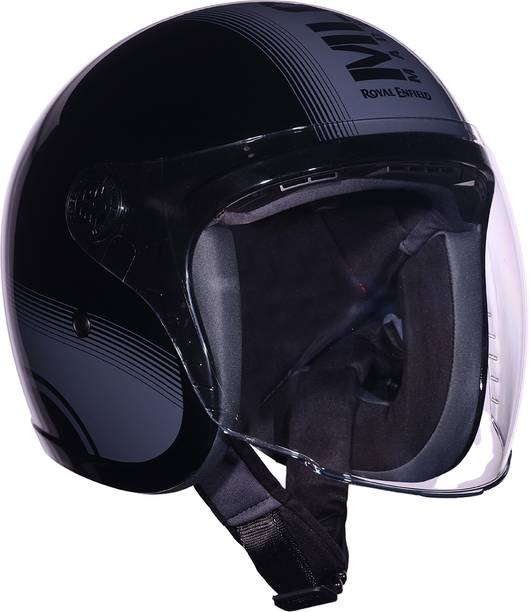 ROYAL ENFIELD Redditch MLG 1901 Open Face Helmet with Visor | ISI Certified | For Men & Women Motorbike Helmet