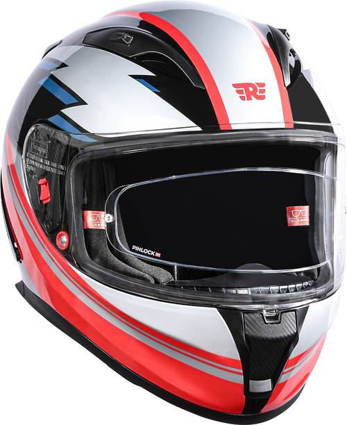 ROYAL ENFIELD Speedx ISI & DOT Certified Full Face Helmet with Pinlock Insert Visor Motorbike Helmet